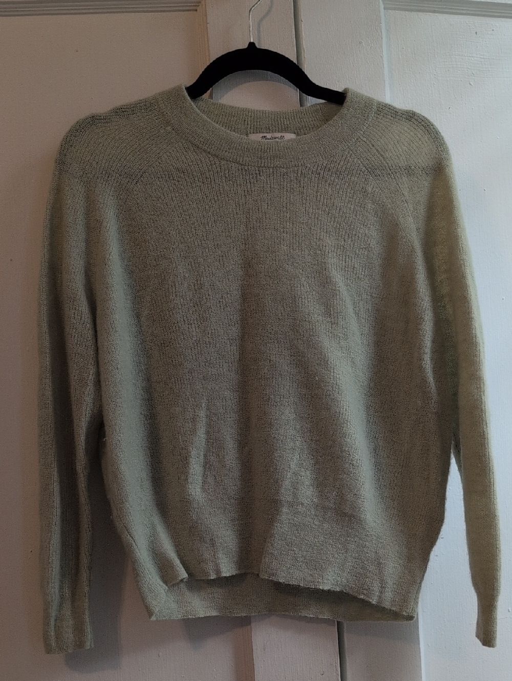 Madewell Sage Crewneck Pullover Sweater